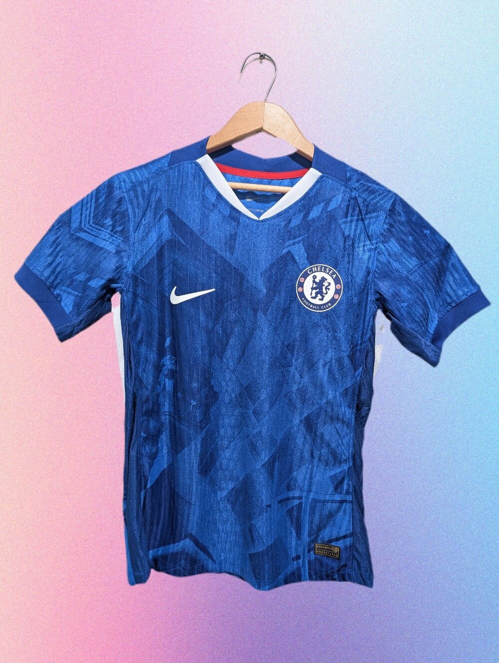 Nike Chelsea Blue Home Soccer Jersey #9 Hassan - Size small